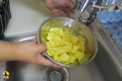 วิธีทำ Kimchi pineapple กิมจิสับปะรด