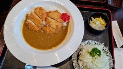 ชุดข้าวแกงกรี่ไก่ทอด