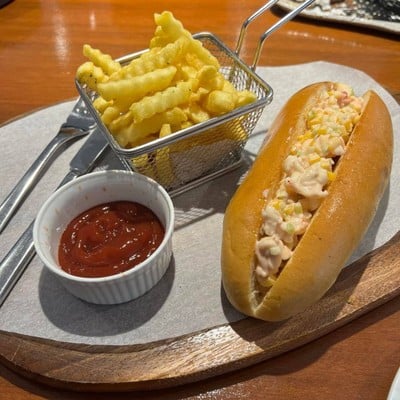 เมนูของร้าน Ocean Man Cafe เขาหลัก