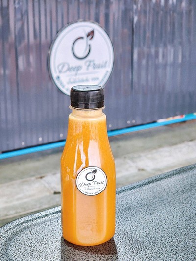 ส้ม+แอปเปิ้ล สกัดเย็น