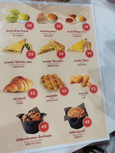 ป้ายราคาหรือสมุดเมนู