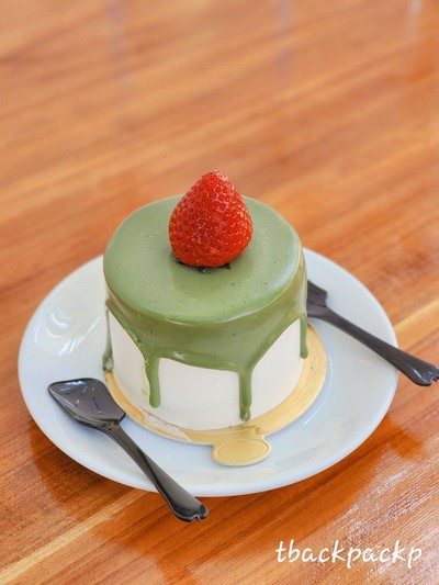 เครปเค้กชาเขียวถั่วแดง