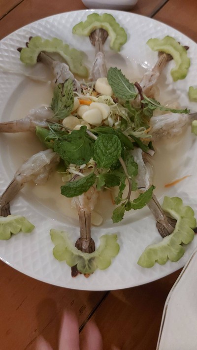 กุ้งแช่น้ำปลา