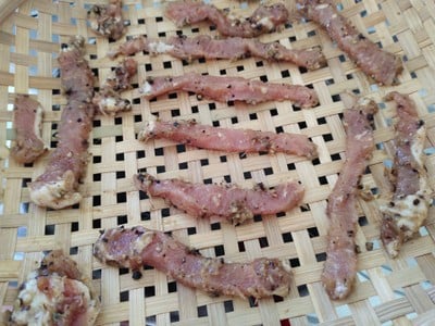 วิธีทำ หมูแดดเดียว