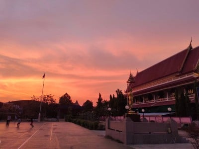 บรรยากาศ วัดโพสพผลเจริญ