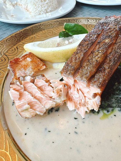 สเต๊กปลาแซลมอน