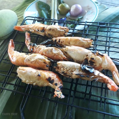 วิธีทำ ยำมะม่วงกุ้งย่าง🥗🦐