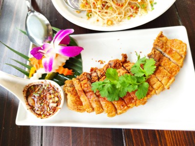 หมูสามชั้นทอดน้ำปลา