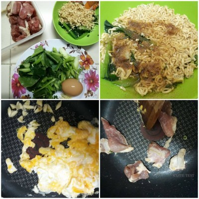 วิธีทำ ข้าวผัดบะหมี่กึ่งฯรสหมูสับ 🍛🍲 วิธีทำ ข้าวผัดบะหมี่กึ่งฯรสหมูสับ 🍛🍲