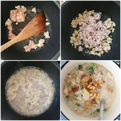 how to cook ข้าวต้มกากหมู 🐽🥓🥣 how to cook ข้าวต้มกากหมู 🐽🥓🥣