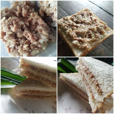 วิธีทำ แซนวิชสลัดปลาทูน่า 🥪🌮🐟 วิธีทำ แซนวิชสลัดปลาทูน่า 🥪🌮🐟