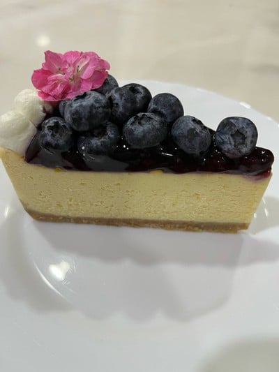 บลูเบอร์รี่นิวยอร์กชีสเค้ก