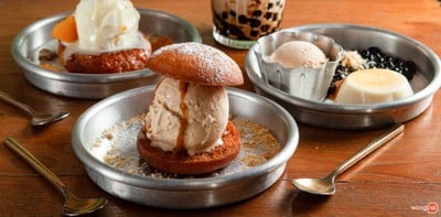 ถ้วยถังไอติม บรรทัดทอง