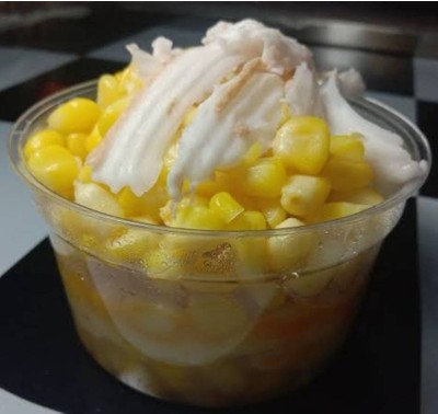 ข้าวโพดคลุกเนยโรยหน้ามะพร้าว