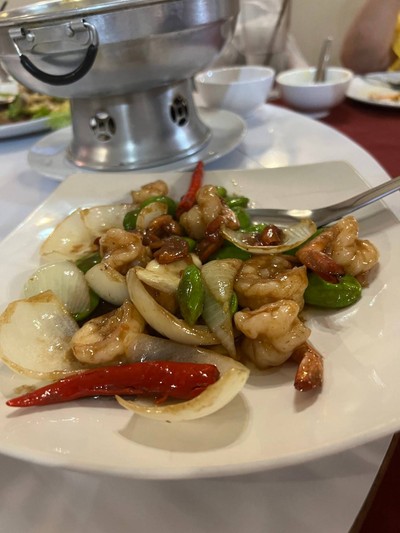 กุ้งผัดสะตอ