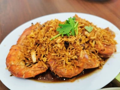 กุ้งซอสมะขาม