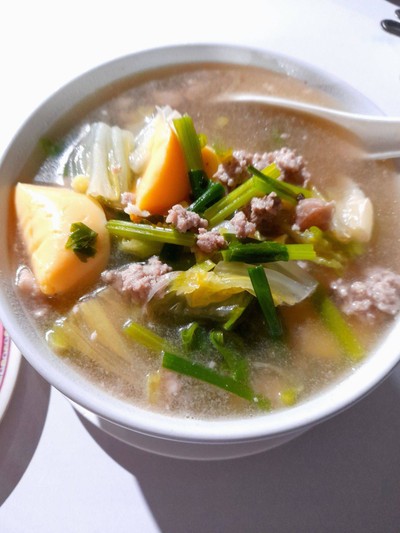 ต้มจืดเต้าหู้หมูสับ