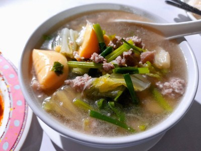 ต้มจืดเต้าหู้หมูสับ