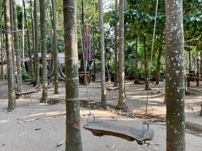 บรรยากาศ ศูนย์เรียนรู้ เฌอซี๊ญ่า ตลาดไกวเปล