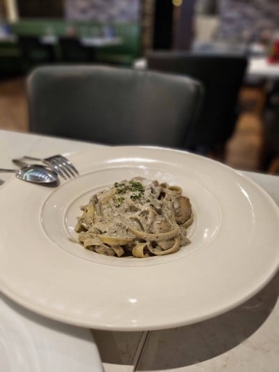 Fettuccine with Truffle Cream sauce