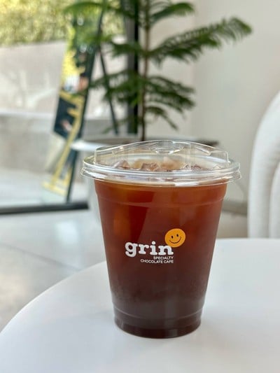 เมนูของร้าน grin - Specialty Chocolate Cafe