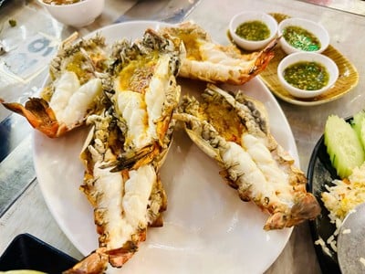 เมนูของร้าน The Sea Garden อ่างศิลา อ่างศิลา