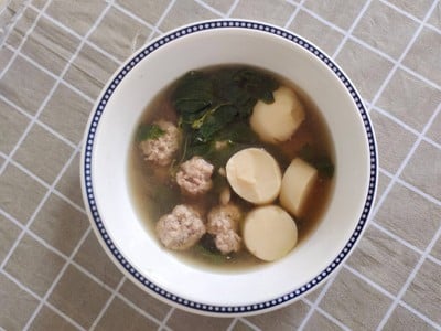 วิธีทำ ต้มจืดตำลึงเต้าหู้ไข่