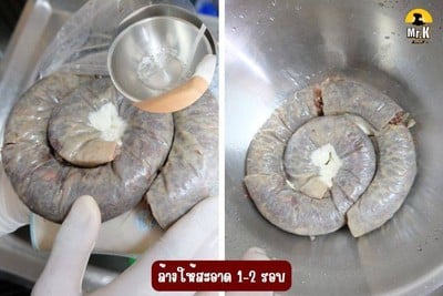 วิธีทำ ซุนแด ไส้กรอกเลือดเกาหลี วิธีทำ ซุนแด ไส้กรอกเลือดเกาหลี