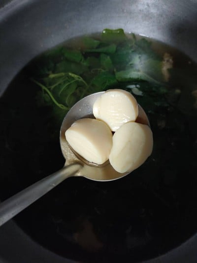 วิธีทำ ต้มจืดตำลึงเต้าหู้ไข่