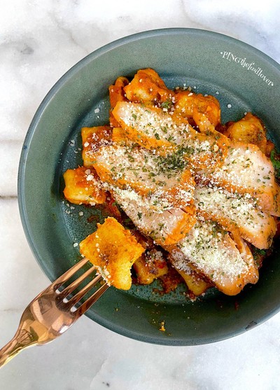 Gnocchi Chicken Breast Piri Pirai Arrabiata