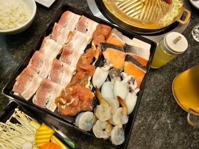 เมนูของร้าน Bar-B-Q Plaza เซ็นทรัล บางนา ชั้น 6
