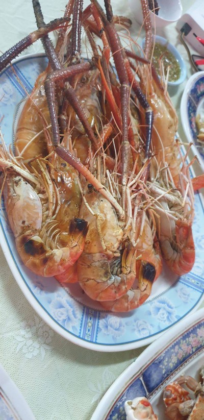 กุ้งใหญ่เผา