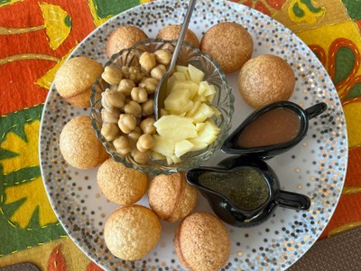 ปานิ ปูรี Paani puri 10 pcs