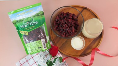 วิธีทำ ไอติมแครนเบอร์รี่นมพิสทาชิโอหวานเย็น สำหรับเธอที่เป็นหวานใจ (Only You)