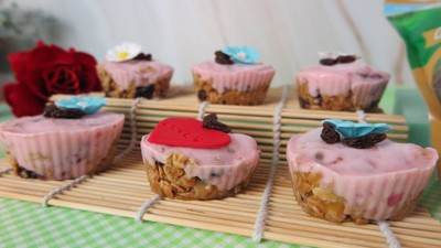 วิธีทำ มัฟฟินกราโนล่าเรซินอินเลิฟ Granola Raisin Muffins in Love