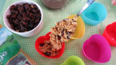 วิธีทำ มัฟฟินกราโนล่าเรซินอินเลิฟ Granola Raisin Muffins in Love