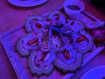 เมนูของร้าน อ่าวอุดมสโมสร