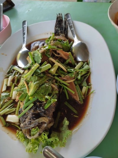 ปลาบู่นึ่งซีอิ้ว