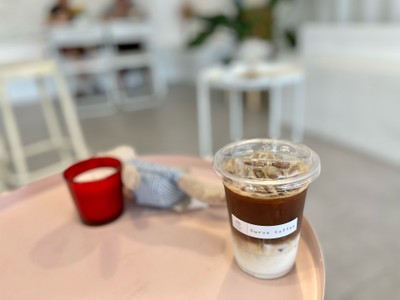 ☕️ Iced Latte. (Price 55 Baht.)