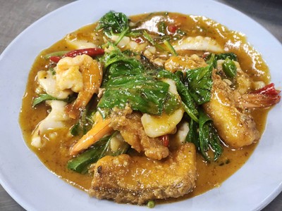 ทะเลผัดแบบหอยลาย