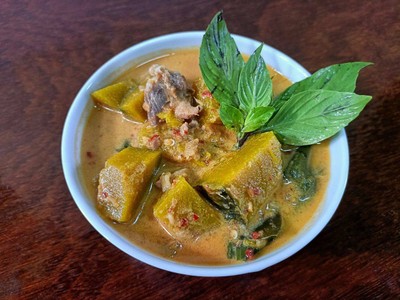 วิธีทำ แกงคั่วฟักทองใส่หมู