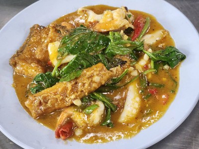 ทะเลผัดแบบหอยลาย