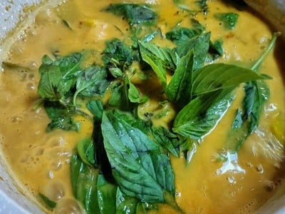 วิธีทำ แกงคั่วฟักทองใส่หมู