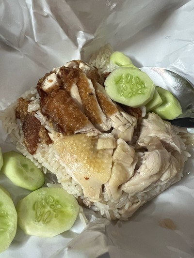 ข้าวมันไก่ต้ม-ทอด