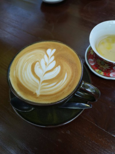 ลาเต้ร้อน