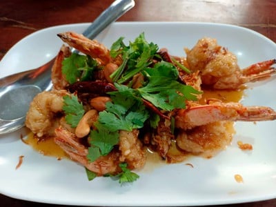 กุ้งซอสมะขาม