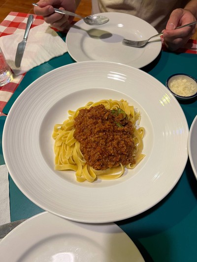 Fettuccine alla bolognese