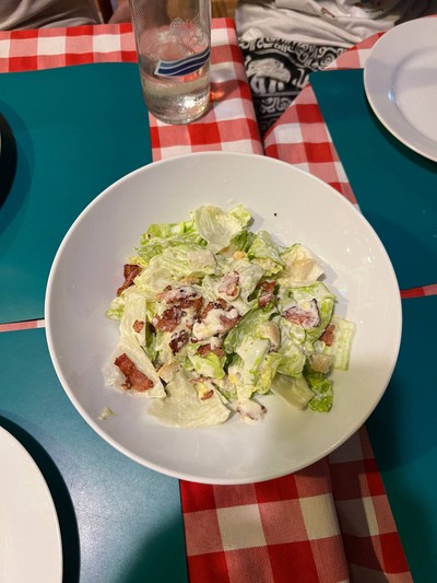 Caesar salad bacon