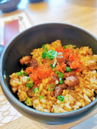 ข้าวผัดมันเนื้อวากิว