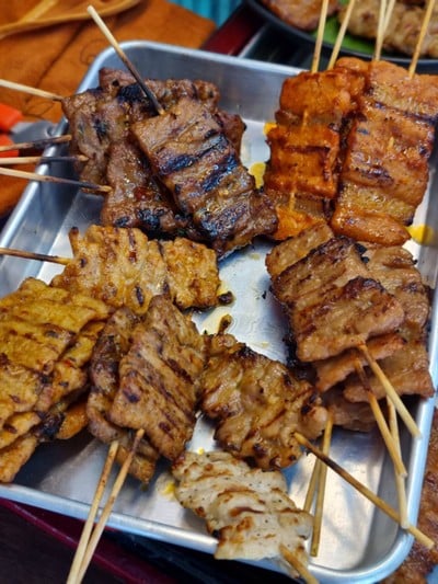หมูปิ้งหม่าล่า 1 ไม้